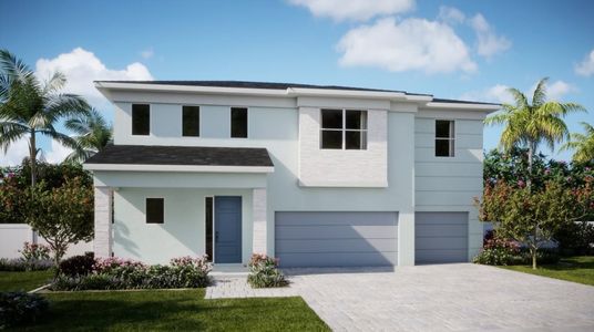 New construction Single-Family house 1548 Stockbridge St, Loxahatchee, FL 33470 Tarragon- photo 0