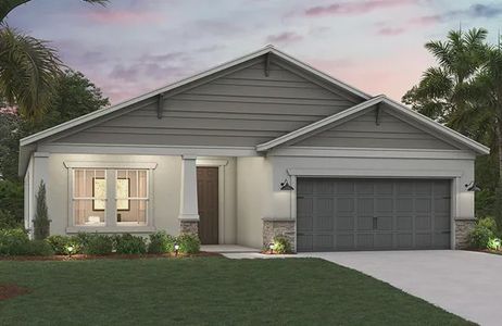 New construction Single-Family house 7740 Ocean Spray Trl, Palmetto, FL 34221 plan Southampton - image