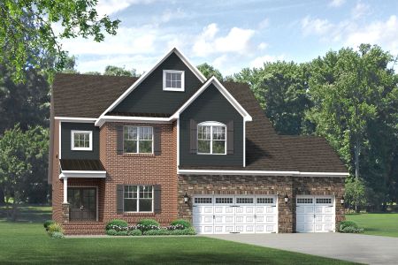 New construction Single-Family house 7897 Pine Forest Dr, Oak Ridge, NC 27310 plan Hampton - image