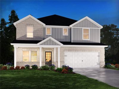 New construction Single-Family house 391 Tallulah Ln, Grayson, GA 30017 plan Johnson - image