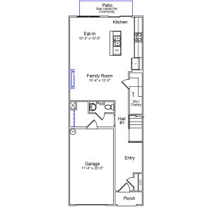 New construction Townhouse house 7450 Mashburn Dr, Charlotte, NC 28269 plan Foxglove - image 4
