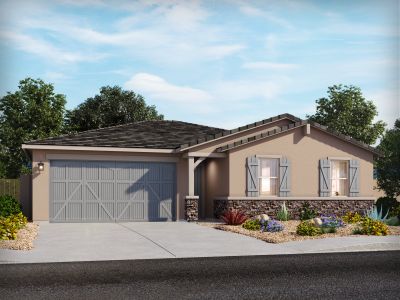 New construction Single-Family house 17689 W Madison Street, Goodyear, AZ 85338 Cedar- photo 0