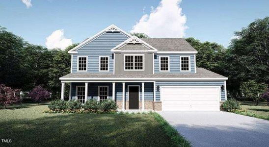 New construction Single-Family house 375 Oak Park Boulevard, Youngsville, NC 27596 - photo 0