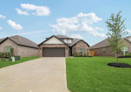 New construction Single-Family house 21619 Bluebonnet Bay Dr, Magnolia, TX 77354 plan Woods - image