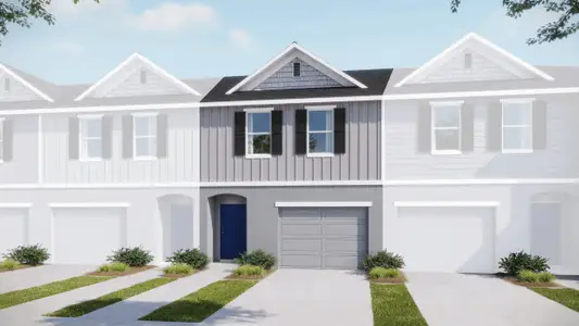 New construction Townhouse house 10693 Ironwood Tree Wy, San Antonio, FL 33576 plan St Sebastian - image