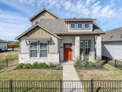 New construction Single-Family house 205 Pinnacle Ln, Kyle, TX 78640 The Lady Bird A- photo 0