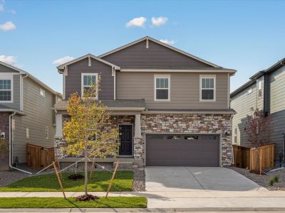 New construction Single-Family house 564 Red Rock Pl, Brighton, CO 80601 Bergamot- photo 0 0