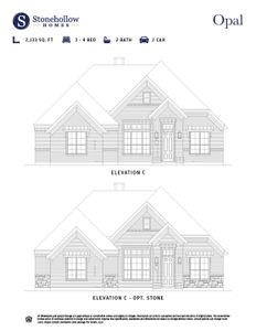 New construction Single-Family house 2919 Gabbro Wy, Sherman, TX 75092 plan Opal - image