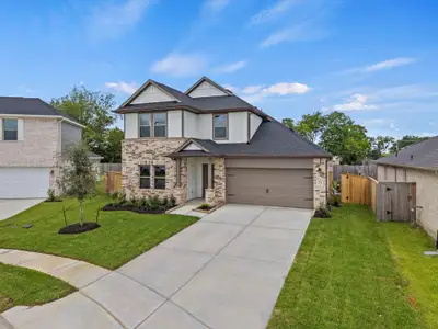 New construction Single-Family house 2784 Portugal Laurel Dr, Alvin, TX 77511 plan Martin - image