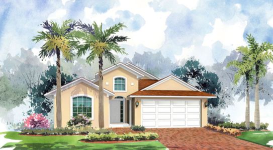 New construction Single-Family house 9600 Rainwood Ct, Fort Pierce, FL 34945 Cayman 1763 B3- photo 0