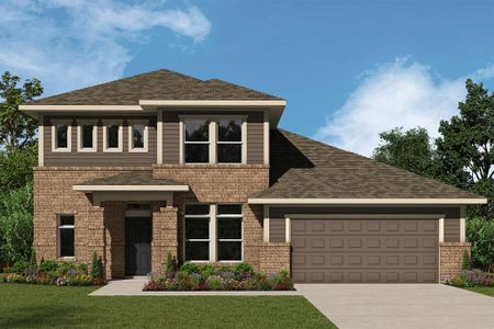 New construction Single-Family house 173 Flowering Senna Dr, Buda, TX 78610 The Stagecoach- photo 0