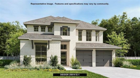 New construction Single-Family house 1113 Scenic Green Loop, Georgetown, TX 78628 Design 2561H- photo 0