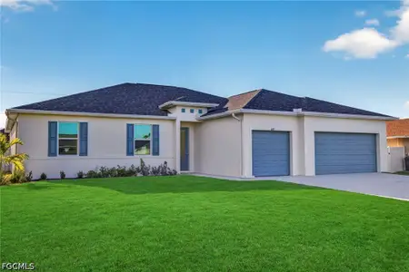 New construction Single-Family house 622 Nw 16Th Pl, Cape Coral, FL 33993 plan The Bluewater Cove - image