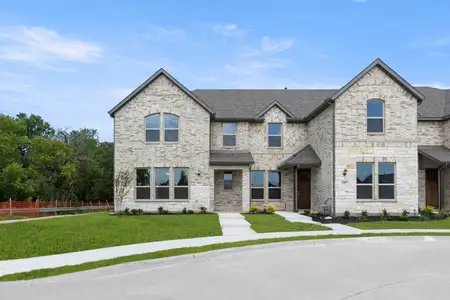 New construction Townhouse house 1991 Gentle Oak Trl, Corinth, TX 76210 plan Caddo - image
