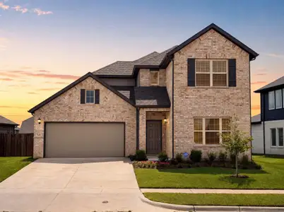 New construction Single-Family house 7601 Santolina Dr, Denton, TX 76226 plan Livingston - 40' Smart Series - image