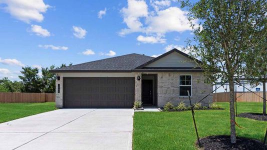 New construction Single-Family house 1043 Great Barracuda Ln, Alvin, TX 77511 Harris- photo 0