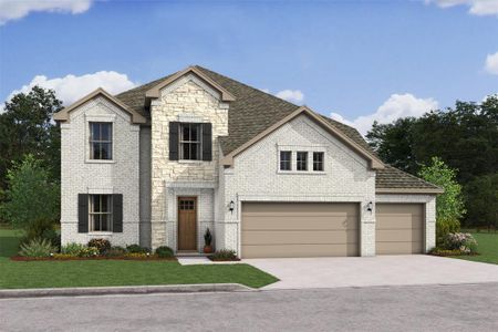 New construction Single-Family house 3911 Pin Oak Pass, Santa Fe, TX 77517 El Paso- photo 0