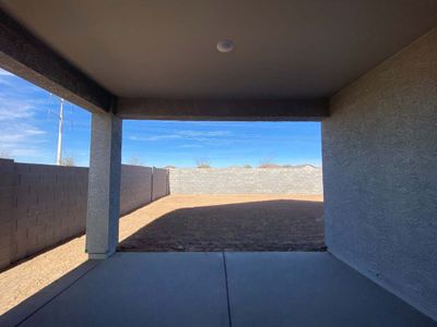 Covered patio