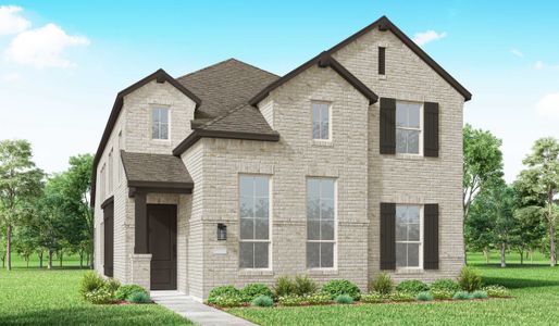 New construction Single-Family house 5426 Peach Garden Wy, Manvel, TX 77578 Worthington Plan- photo 0