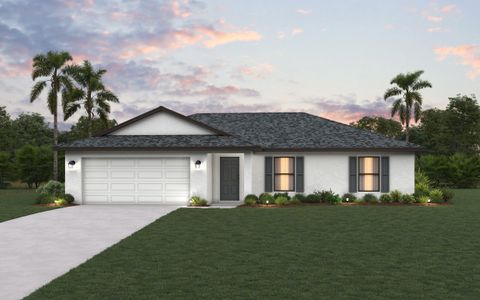 New construction Single-Family house 2626 Daisy Ave Se, Palm Bay, FL 32905 Santa Maria- photo 1 1