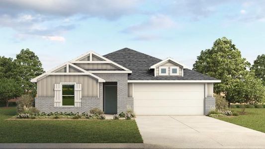 New construction Single-Family house 18013 Purple Top Ln, Manor, TX 78653 The Lakeway- photo 0