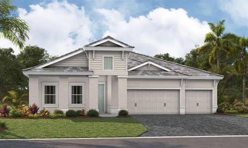 New construction Single-Family house 10422 Longmeadow Ave, Parrish, FL 34219 Islamorada I- photo 0