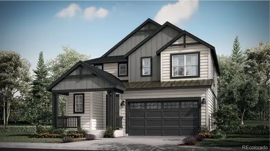 New construction Single-Family house 39610 Congress Lane, Elizabeth, CO 80107 Tabor- photo 0