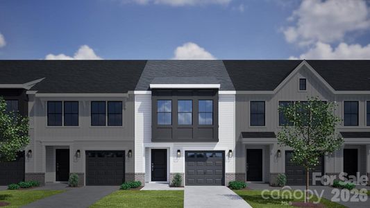 New construction Townhouse house 7414 Mashburn Dr, Charlotte, NC 28269 plan Foxglove - image