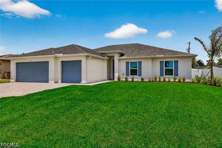 New construction Single-Family house 505 Sw 25Th Ln, Cape Coral, FL 33914 plan The Paradise Cove II - image