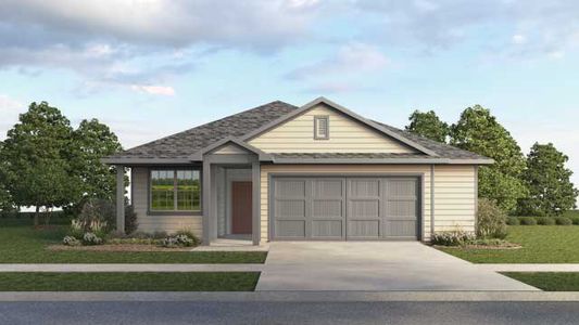 New construction Single-Family house 203 Balmorehea St, Kyle, TX 78640 plan The Abbot - image