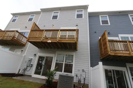 New construction Townhouse house 2817 Carbondale St, Apex, NC 27502 plan Hyde Park - image