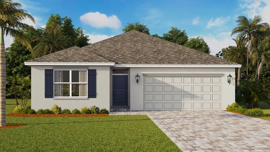 New construction Single-Family house 8100 Cobblestone Dr, Fort Pierce, FL 34945 plan Lakeside - image