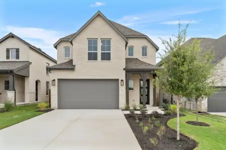 New construction Single-Family house 357 Blue Summit Bnd, Liberty Hill, TX 78642 plan Livingston - image