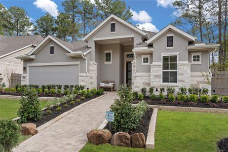 New construction Single-Family house 15536 Leopard Lily Ln, Conroe, TX 77302 Bradford- photo 0