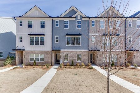 New construction Townhouse house 1222 Ainsworth Alley, Sugar Hill, GA 30518 Oakfield- photo 0