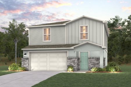 New construction Single-Family house 2443 Basil Ln, Haines City, FL 33844 plan Lynford II - image