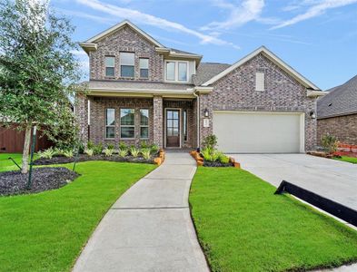 New construction Single-Family house 3204 Isabella Falls Drive, Katy, TX 77493 Pendleton - 50' Lot- photo 0