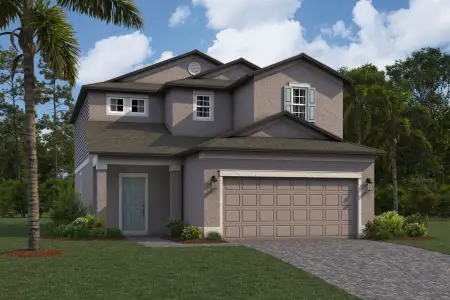 New construction Single-Family house 2926 Ivory Bluff Ct, Zephyrhills, FL 33540 plan Miralles - image