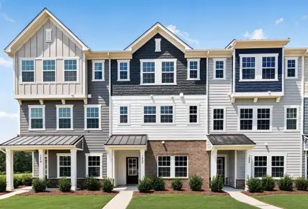 New construction Single-Family house 106 Nablus Trl, Unit Townhome G, Mooresville, NC 28117 plan Chamberlain II - image