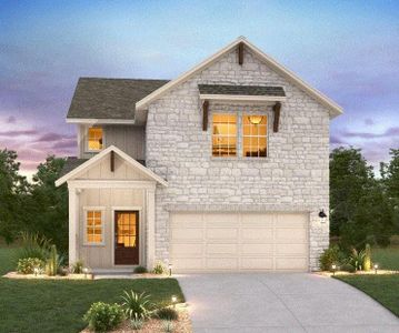 New construction Single-Family house 117 Kays Path, Georgetown, TX 78626 Conroe Homeplan- photo 0