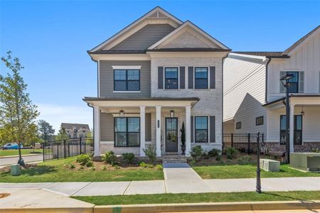 New construction Single-Family house 929 Howington Way, Buford, GA 30518 The Kincaid- photo 0