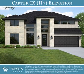 New construction Single-Family house 18910 Moonriver St, Conroe, TX 77302 plan The Carter IX - image