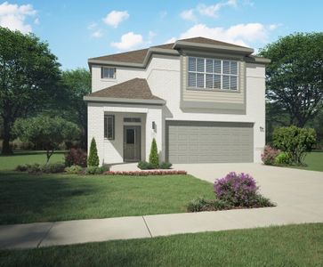 New construction Single-Family house 8340 Kingfisher Rd, Aubrey, TX 76227 plan Oak II - image