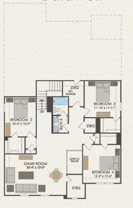 Pulte Homes, Caldwell floor plan