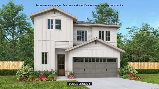 New construction Single-Family house 1926 Friedrich Wy, New Braunfels, TX 78130 plan 2528E - image