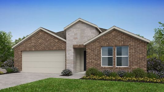 New construction Single-Family house 6809 Rounded Pebble Lane, Buda, TX 78610 Mockingbird- photo 0