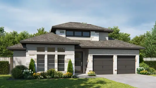 New construction Single-Family house 1950 Langford St, Todd Mission, TX 77316 plan 2726W - image