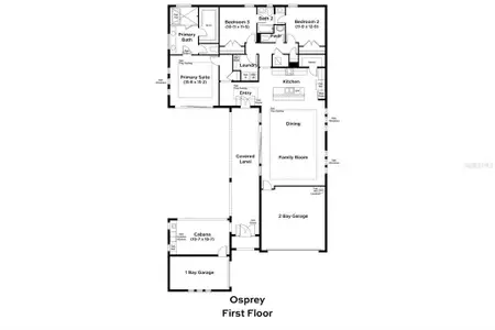 New construction Single-Family house 10757 Torchwood Sea Wy, San Antonio, FL 33576 plan Osprey - image