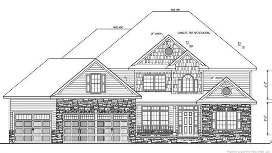 New construction Single-Family house 420 Kimberwicke Dr, Fayetteville, NC 28306 - image