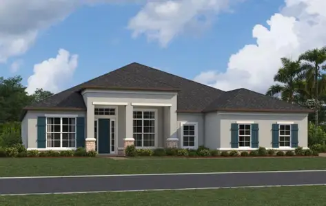 New construction Single-Family house 3811 Wolves Creek Pl, Apopka, FL 32712 plan Brookhaven Sl - image